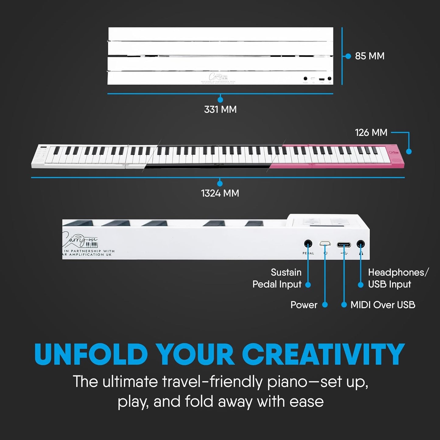 WaveRider 88 – The Foldable Full-Size Piano That Goes Anywhere 🎹