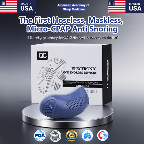 🔥Develops Newly Launched The Hoseless, Maskless, Micro-CPAP Anti Snoring✅made in the USA✅🔥Limited stock available!🔥